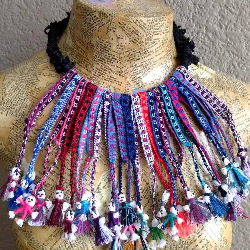 Hand-waved Dolls Necklace