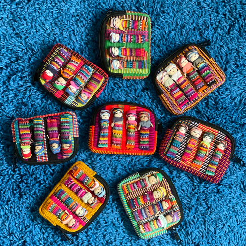 Monedero / Coín Purse with Worry Dolls