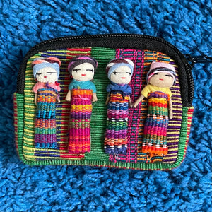 Monedero / Coín Purse with Worry Dolls