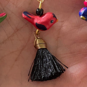 Bird Tassel Earrings